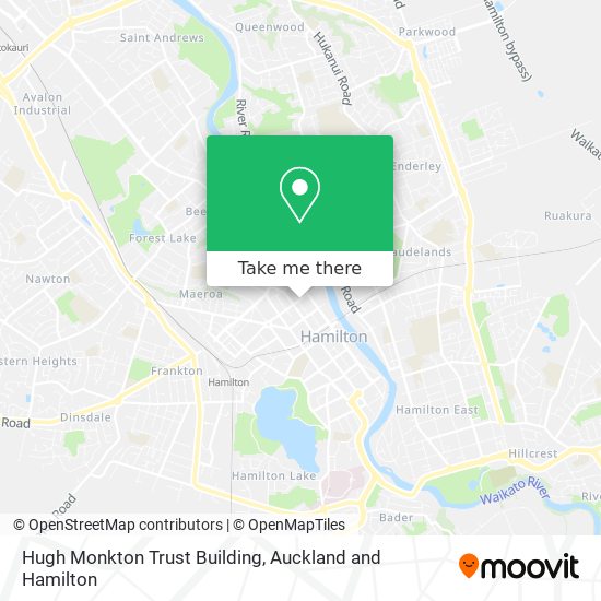 Hugh Monkton Trust Building map