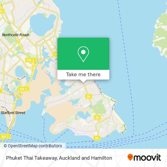 Phuket Thai Takeaway map
