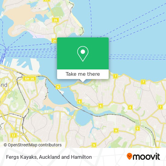 Fergs Kayaks map