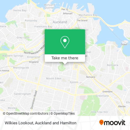 Wilkies Lookout map