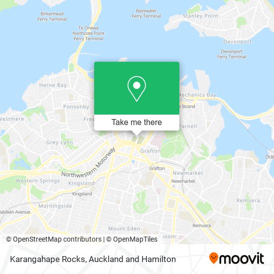 Karangahape Rocks地图