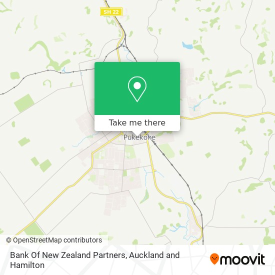 Bank Of New Zealand Partners map