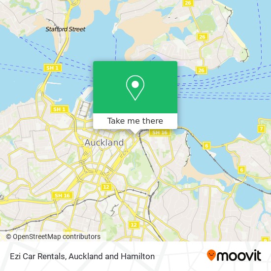 Ezi Car Rentals map