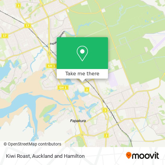 Kiwi Roast map