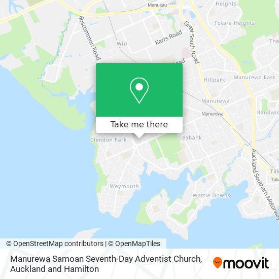 Manurewa Samoan Seventh-Day Adventist Church地图