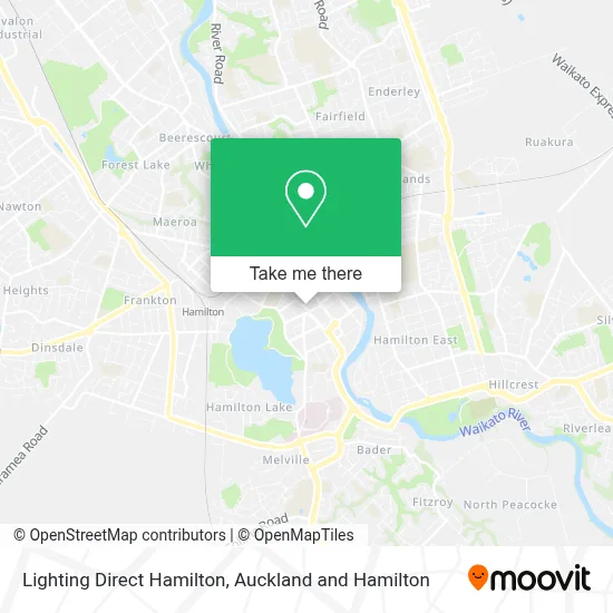 Lighting Direct Hamilton map