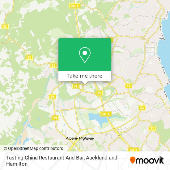 Tasting China Restaurant And Bar map