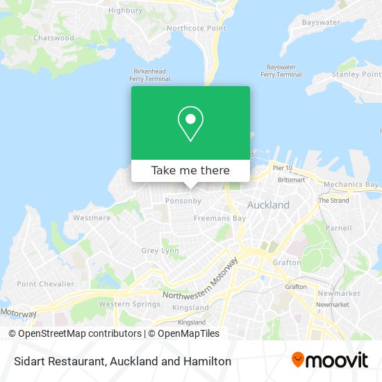 Sidart Restaurant map