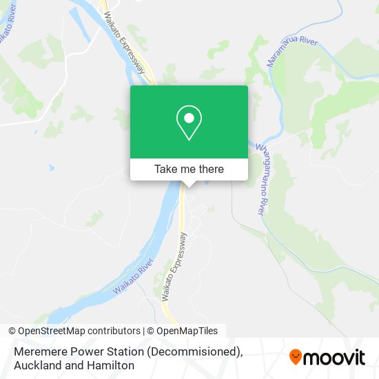Meremere Power Station (Decommisioned) map