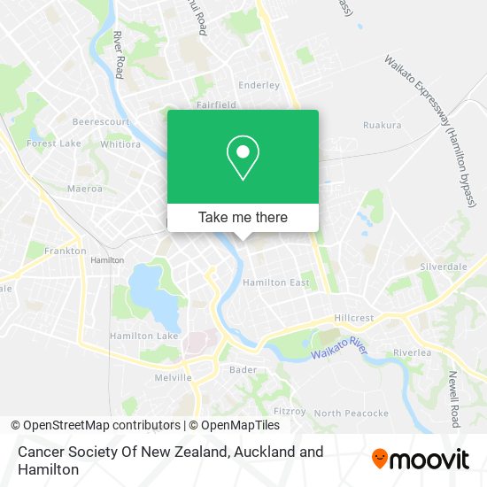Cancer Society Of New Zealand map
