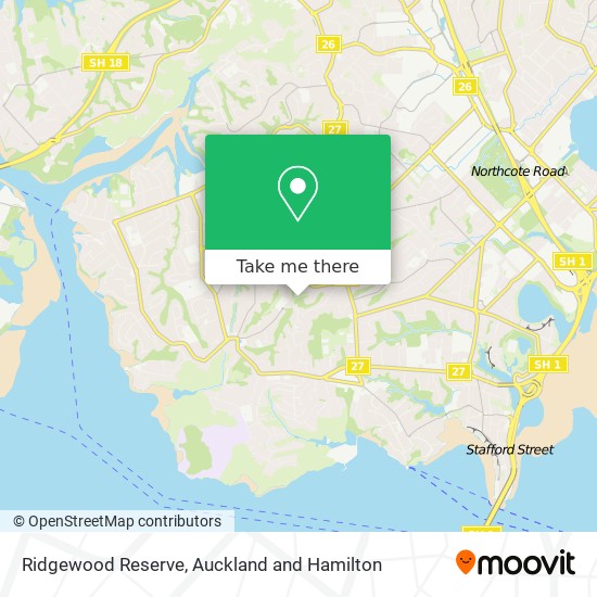Ridgewood Reserve map