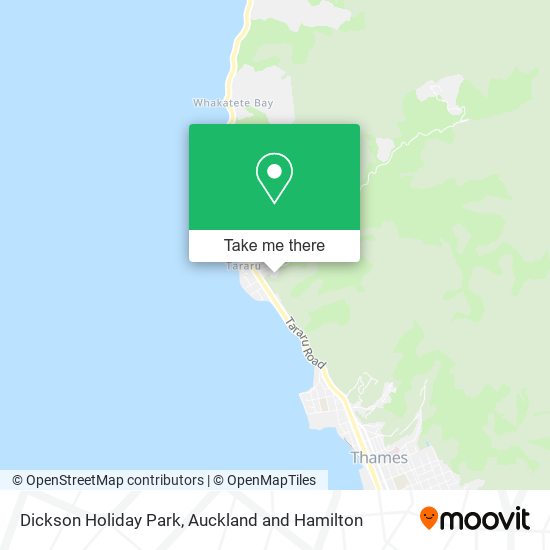 Dickson Holiday Park map