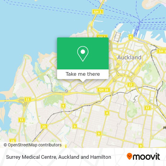Surrey Medical Centre map
