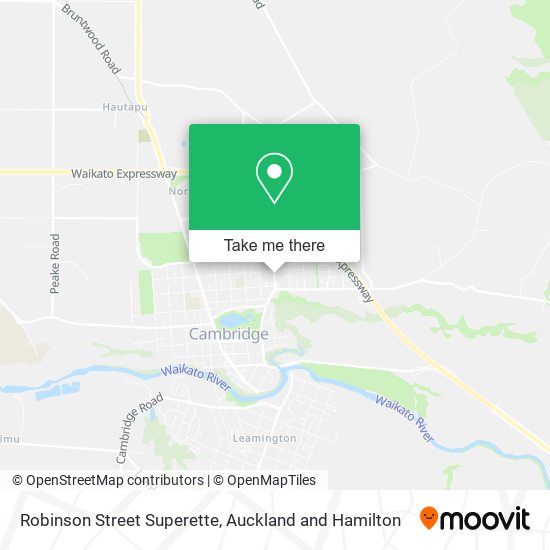 Robinson Street Superette map