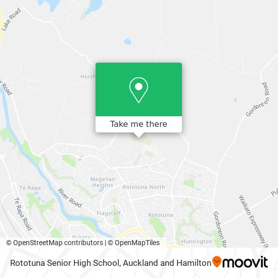Rototuna Senior High School map
