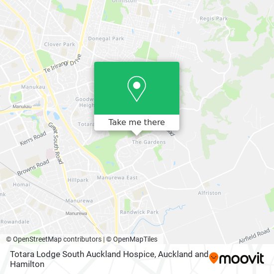 Totara Lodge South Auckland Hospice地图