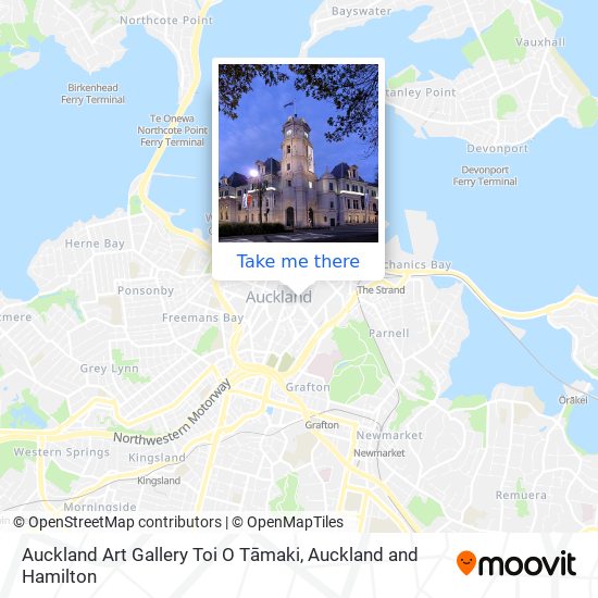 Auckland Art Gallery Toi O Tāmaki map