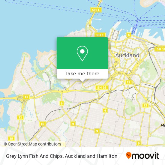 Grey Lynn Fish And Chips地图