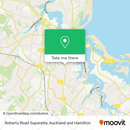 Roberts Road Superette map