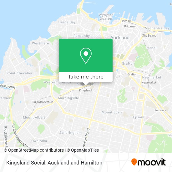 Kingsland Social map