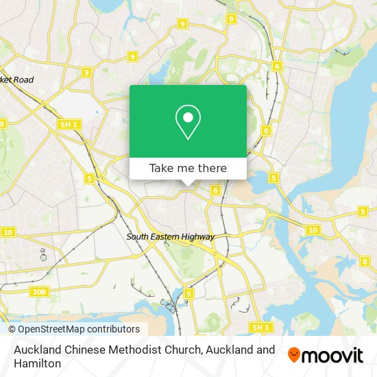 Auckland Chinese Methodist Church地图