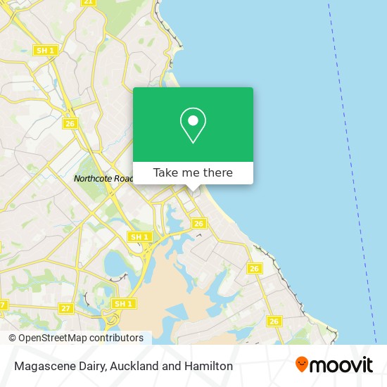 Magascene Dairy map
