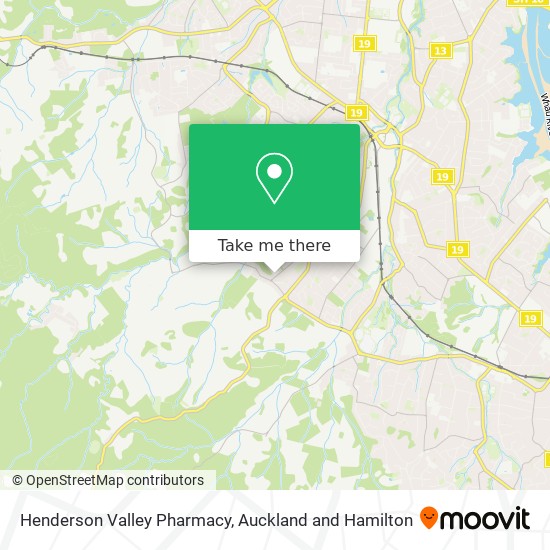 Henderson Valley Pharmacy map