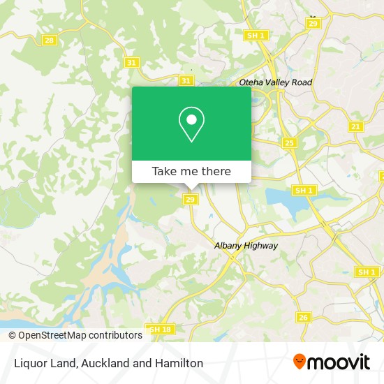 Liquor Land map