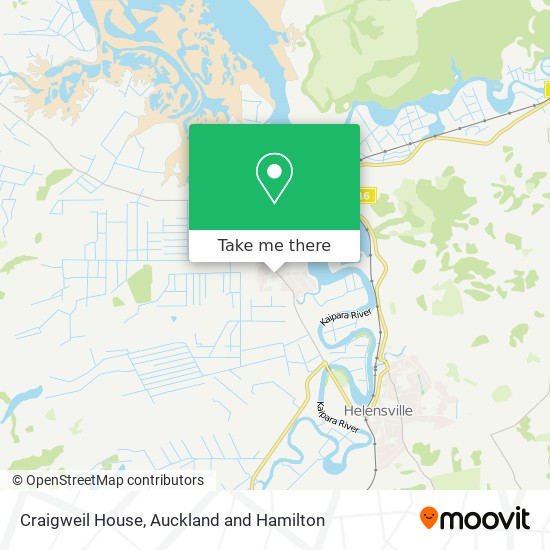 Craigweil House map