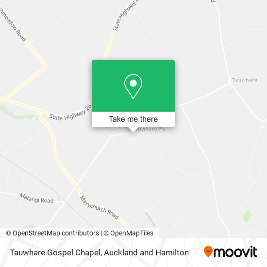 Tauwhare Gospel Chapel map