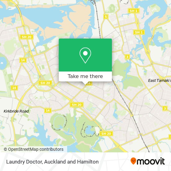 Laundry Doctor map