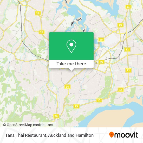 Tana Thai Restaurant map