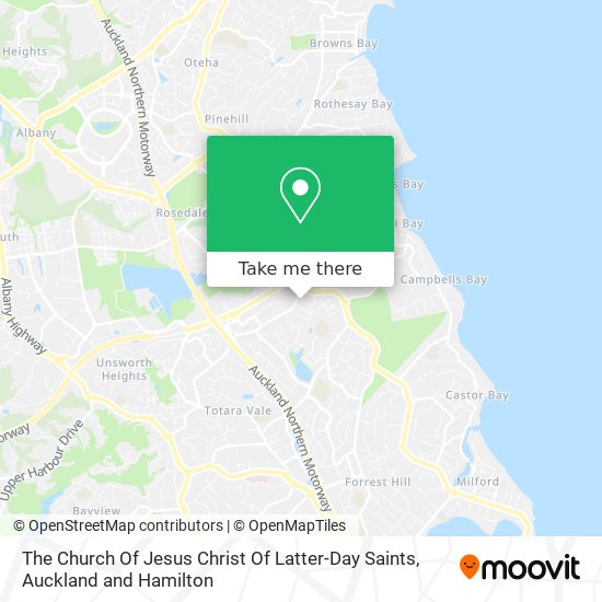 The Church Of Jesus Christ Of Latter-Day Saints map