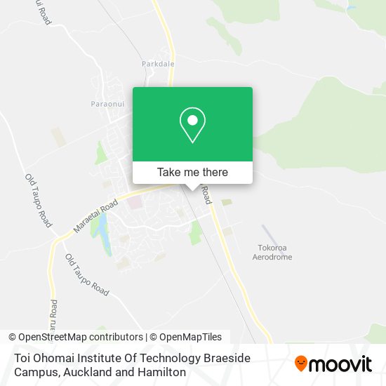 Toi Ohomai Institute Of Technology Braeside Campus map