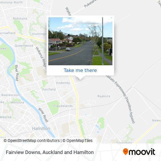 Fairview Downs map