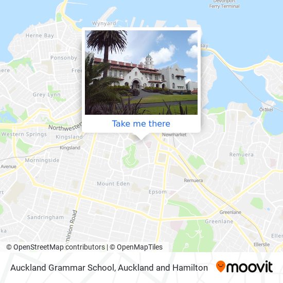 Auckland Grammar School map