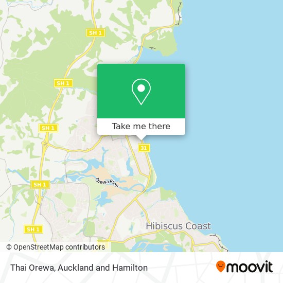 Thai Orewa map