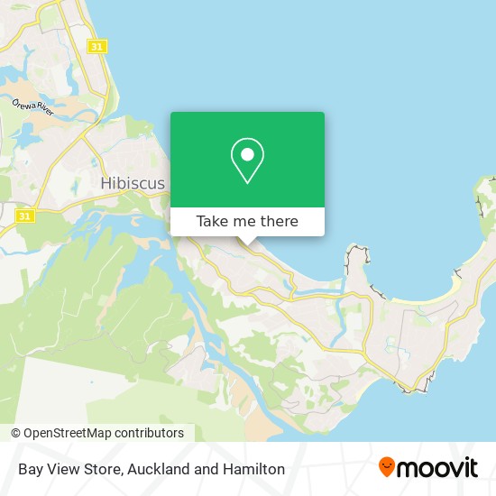 Bay View Store map