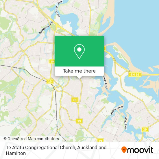 Te Atatu Congregational Church map