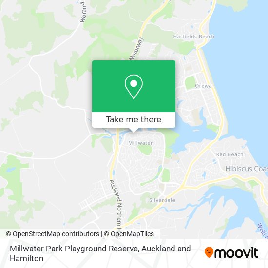 Millwater Park Playground Reserve map