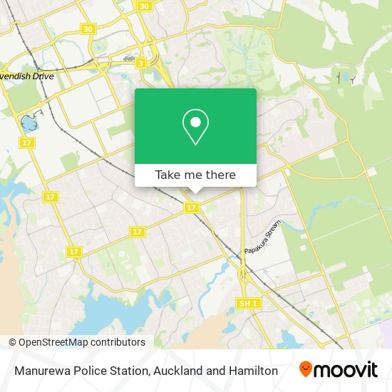 Manurewa Police Station map