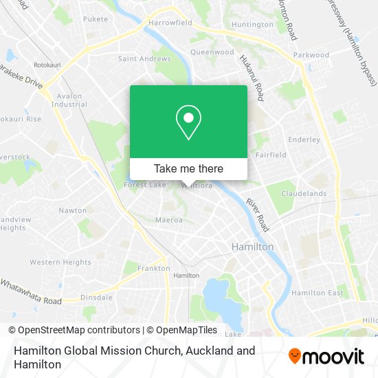 Hamilton Global Mission Church map