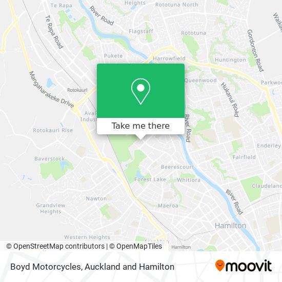 Boyd Motorcycles map