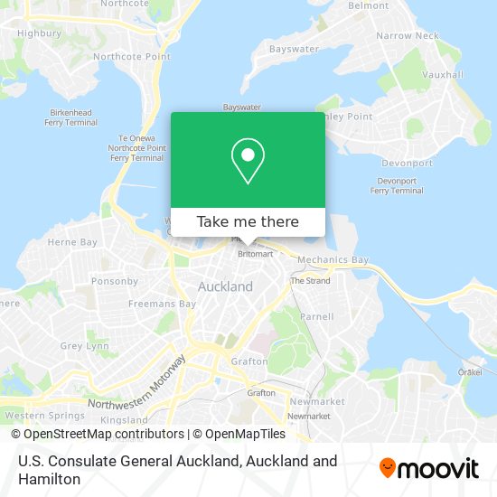 U.S. Consulate General Auckland地图
