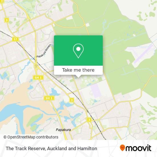 The Track Reserve map