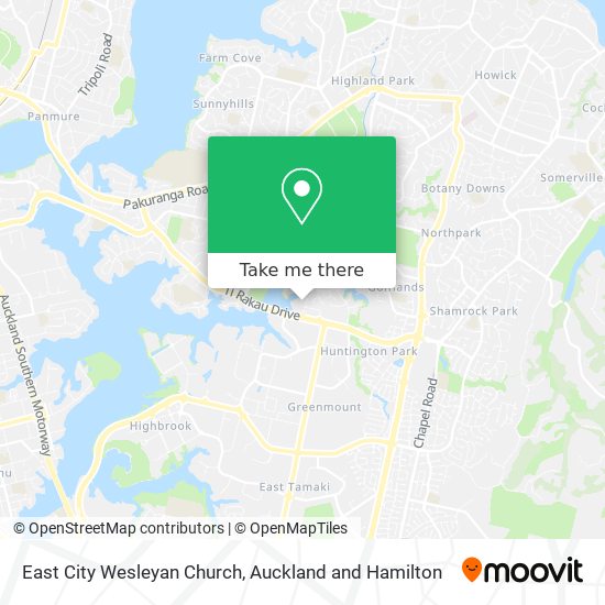 East City Wesleyan Church map