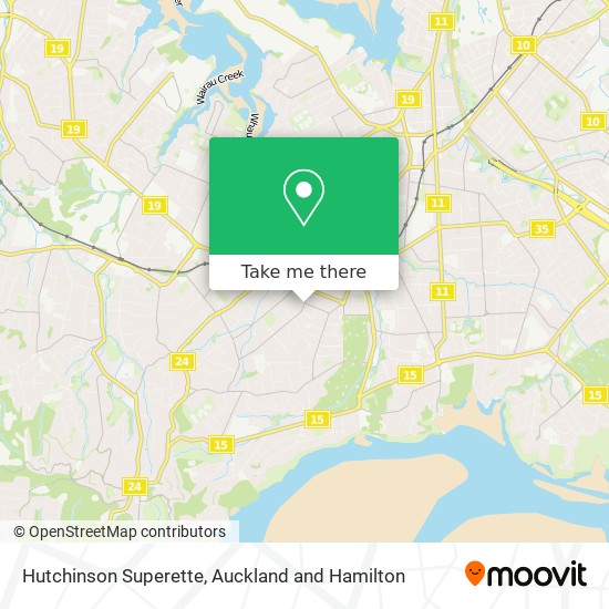 Hutchinson Superette map