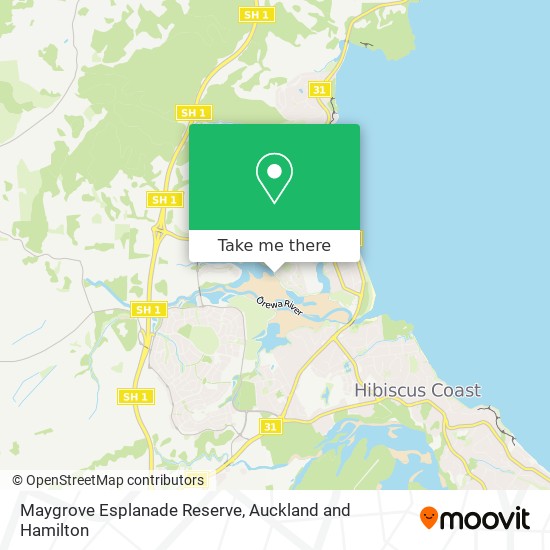 Maygrove Esplanade Reserve map