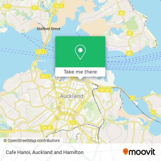 Cafe Hanoi map