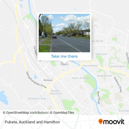 Pukete map